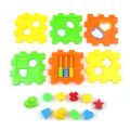 Kids Child Plastic Cube Shape Puzzle Building Blocks Matching Game Baby Developmental toy.