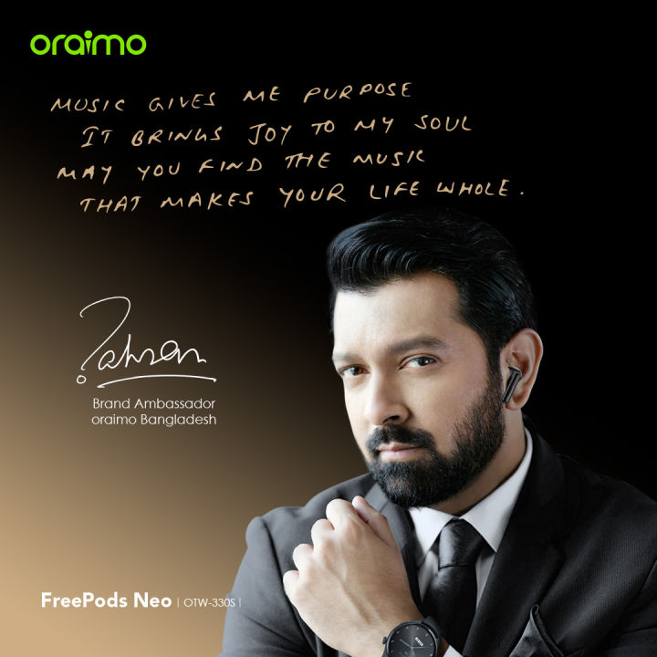 Oraimo%20True%20Wireless%20Earbuds%20Freepods%20Neo%20-%20(OTW-330S)%20Light%20Gold/Mysterious%20Blue%20-%20Image%204