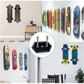 3 Packs Wall Mount Skateboard Holder Skateboard Hanger for Skateboard Deck Display and Storage.