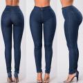 Women Skinny Stretch Denim Slim High Waist Trousers Leggings Jeans Pants-Color & Size Your Choice. 