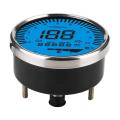 Motorcycle Large Round Liquid Crystal Display Tachometer Speedometer LCD Oil Meter. 