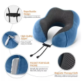U Shaped Premium Memory Foam Neck Pillows Soft Travel Pillow -Made In China. 