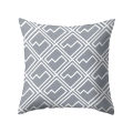 Gray Geometric Square Throw Pillow Protector Case Cushion Cover Bedding Articles.