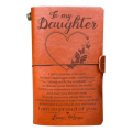 Leather Notebook To My Daughter Retro Diary Handmade Notebook To My Son Travel Journal Leather Journal for To My Daughter To My.