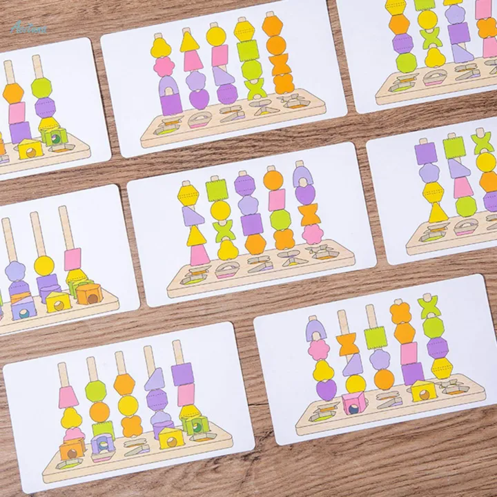 Wooden%20Beads%20Sequencing%20Toy%20Matching%20Shape%20Stacker%20for%202%203%204%205%20Year%20Old%20Kids%20-%20Image%204