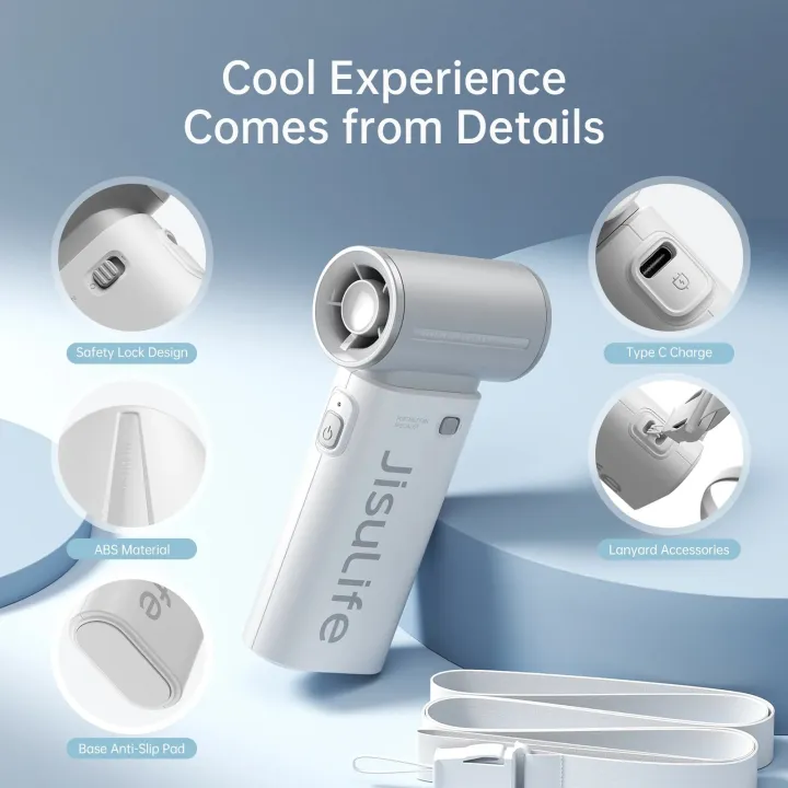 For%20JISULIFE%20Mini%20Portable%20Fan%20Life%209%20With%205%20Gears%20Strong%20Wind%203600mAh%20Handheld%20Small%20Fan%20USB%20Rechargeable%20Personal%20Fans%20-%20Image%202