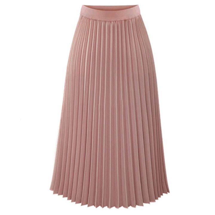 Elegant%20Long%20Skirts%20Womens%20Solid%20Pleated%20Elegant%20Midi%20Elastic%20Waist%20Maxi%20Skirt%20Korean%20Fashion%20Black%20Skirt%20Jupe%20Longue%20Femme%20-%20Image%202