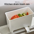 Kitchen Sink Kitchen Waste Drain Bucket Dry Wet Separation Storage Bucket Food Residue Storage Box Soup Filtering Garbage Can with durability.