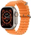 WiWu SW01 Ultra Bluetooth Calling Smart Watch – Orange. 