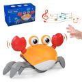 Dancing Crab Run Away Toy for Babies Crawling Interactive Escape Crabs Fujão Toys Baby Birthday Gift VIP Dropshipping with Box. 
