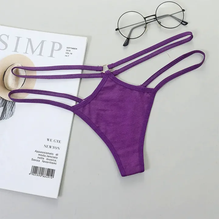 Thin%20Strap%20Hollow%20Panties%20Women%20Sexy%20G-String%20Soft%20Lingerie%20Low%20Rise%20Thong%20Breathable%20Female%20Underwear%20Solid%20Color%20Briefs%20-%20Image%204