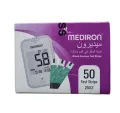 Mediron Blood Glucose Test 1box 25X2 Test Strips 50pcs. 