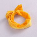 Velvet Double Layer Bow Baby Headband Bowknot Turban for Baby Girl Headbands Newborn Bow Headwrap Hair Accessories 24 Colors. 
