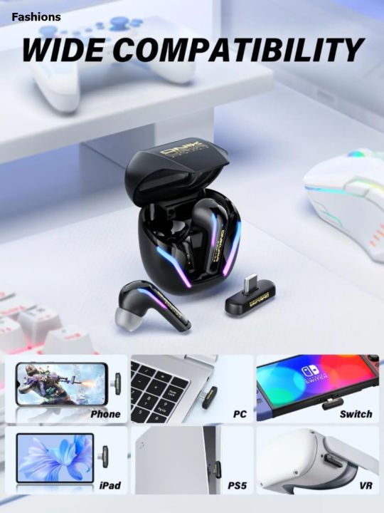 Fashions%20ONIKUMA%20T27%20Wireless%20Earbuds%20Dual-mode%20with%20Touch%20Control%202.4Ghz%20Low%20Latency%20Stereo%20Bluetooth%20Headset%20Independent%20Connection%20-%20Image%205