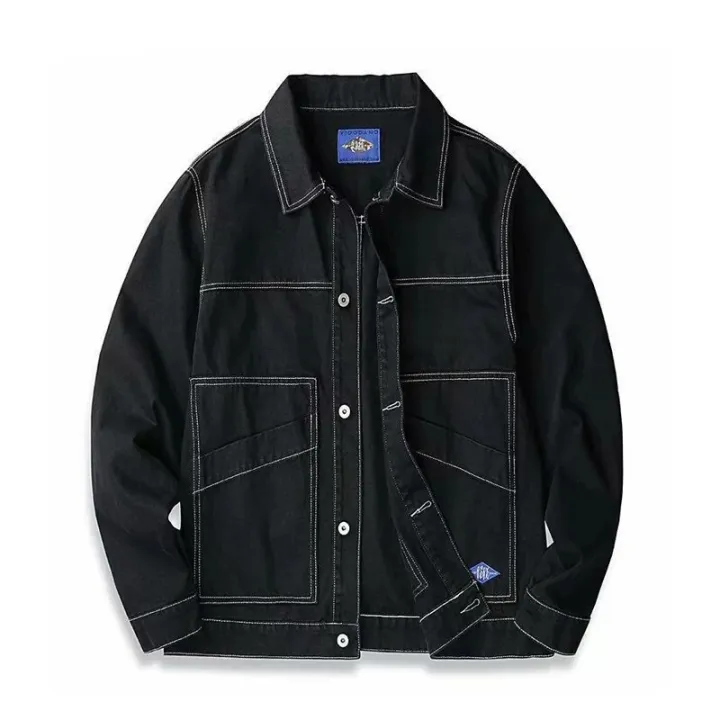 2023%20New%20Hot%20Style%20Denim%20Jacket%20for%20Men%20Spring%20Autumn%20Zippers%20Solid%20Color%20Denim%20Coat%20Long%20Sleeve%20Casual%20Streetwear%20Jean%20Jackets%20-%20Image%205