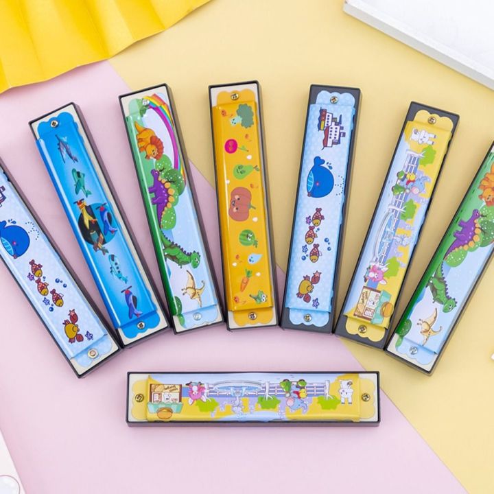 Wind%20Instrument%20Metal%20Painted%20Harmonica%20Educational%2016%20Holes%2016%20Holes%20Harmonica%20Cartoon%20Pattern%20Cute%20Mouth%20Organ%20Playing%20-%20Image%206
