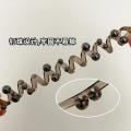 Korean Pearl Beads Telephone Wire Hair Ties Elastic Hair Bands Spiral Coil Rubber Bands Ponytails Hair Accessories for Women. 
