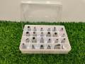Silver Stainless Steel 24 Pcs Cake Decorating Nozzle Set.. 