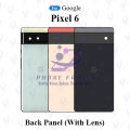 For Google Pixel 6 Back Panel/Backshell/ Casing + Camera Lens  With Logo-All Colors Available. 