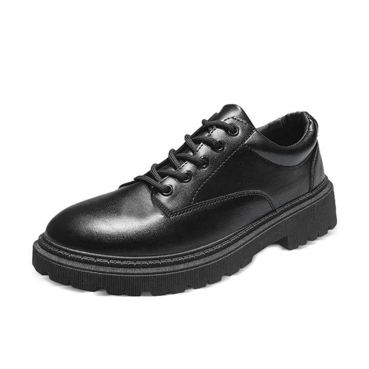 Douchuan%20spring%20new%20martin%20boots%20men's%20british%20black%20booties%20versatile%20casual%20low-top%20tide%20small%20leather%20shoes%20wholesale%20-%20Image%205