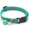 Adjustable Reflective Pet Cat Collar With Bell Puppy Neck Strap Soft For Small Dog Collars Cat Belt. 