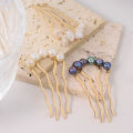 Natural Pearl Retro Hair Accessories Women Luxury Jewelry Hair Clips 2024 Flamenco Combs For Hair Girls Hair Pin Gift Gh0110.