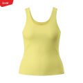 Women's Scoop Neck Organic Cotton Fitted Ladies Tank Top From Levin. 