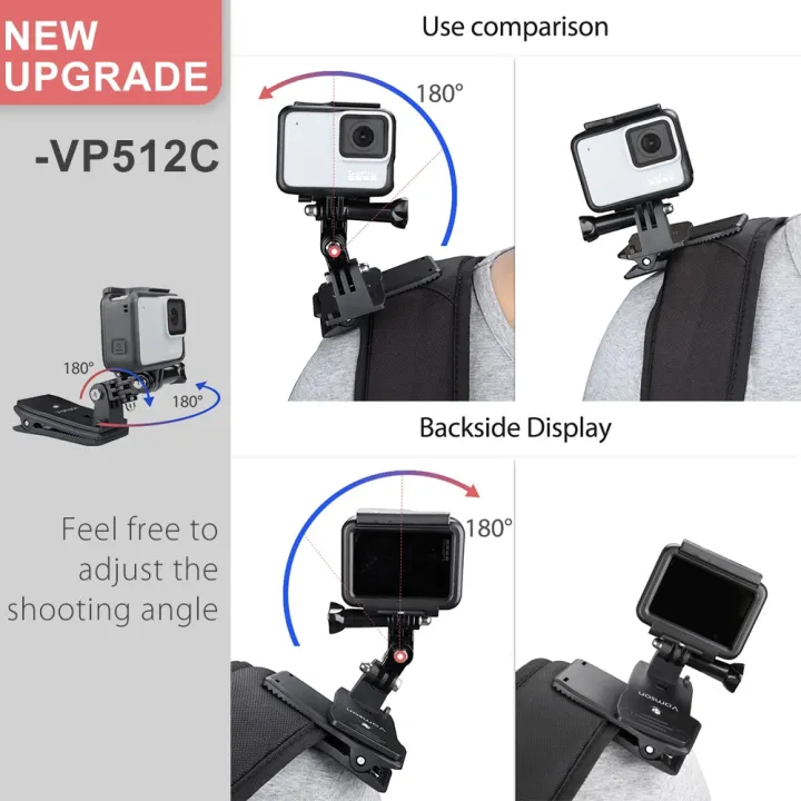 Vamson%20for%20Go%20Pro%2010%209%208%20Accessories%20360-Degree%20Rotation%20Clip%20For%20GoPro%20Hero%209%208%207%206%205%204%203+%20for%20yi%204K%20for%20SJCAM%20for%20SJ4000%20VP512%20-%20Image%205