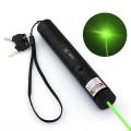 15-Mile 532NM Adjustable Focus Green Laser Pointer Beam Light Pen - Includes Star Cap - 5mw Output - Ideal for Presentations and Astronomy Enthusiasts. 