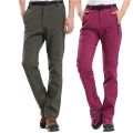Women's Winter Hiking Pants Plus size Outdoor Sports Warm Fleece Soft Trousers Fish Camp Climb Hiking Ski Waterproof Pants. 