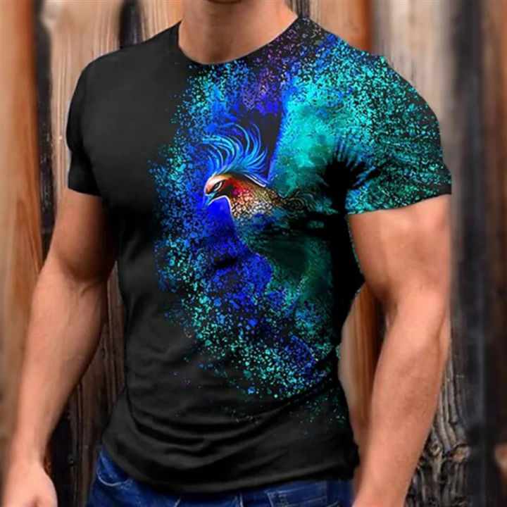 Fashion%20eagle%20pattern%20T%20shirt%20for%20men%20vintage%20trend%20skull%20Harajuku%20streetwear%20casual%20o-neck%20short%20sleeve%20summer%20loose%20T-shirts%20-%20Image%209