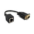 1PC VGA Extender Male/Female to RJ45 Ethernet Female LAN CAT5 CAT6 Network Cable Adapter. 