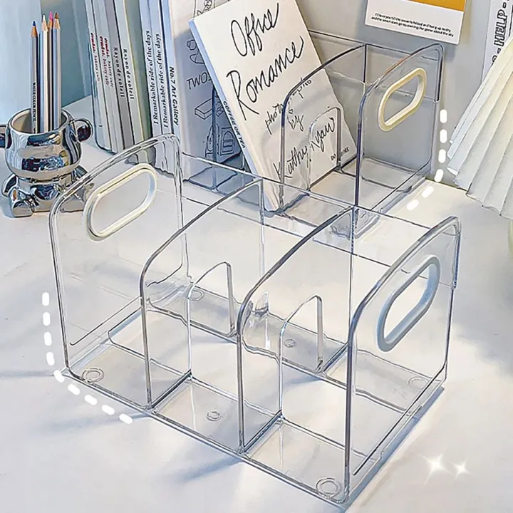 Portable%20Clear%20Acrylic%20Bookends%20with%20Handle%20Desk%20Organizer%20Divided%20Book%20Stand%20Desktop%20Sorting%20Rack%20Study%20Supplies%20-%20Image%204