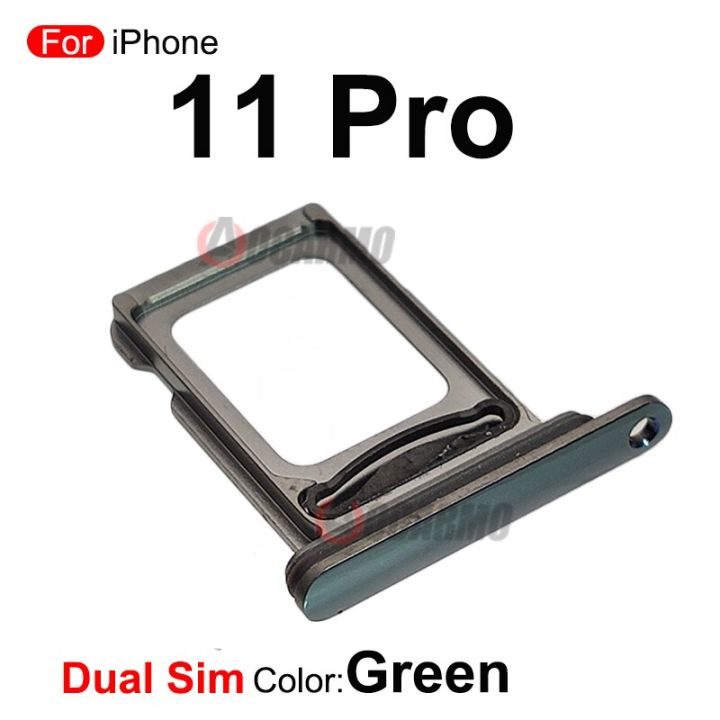 Sim%20Tray%20For%20iPhone%2011%20Pro%20Single%20and%20Dual%20SIM%20Card%20Slot%20With%20Waterproof%20Rubber%20Ring%20Replacement%20Part%20-%20Image%202