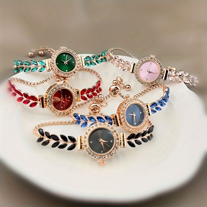 Women's%20Watch%20Luxury%20Rhinestone%20Quartz%20Watch%20Elegant%20Fashion%20Analog%20Adjustable%20Bracelet%20Wrist%20Watch%20-%20Image%203