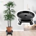 Pot with Wheels Flower Pot Mover Trolley Planter Trolley Rolling Plant Stand for Vase Garden. 