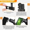 Telescope Cell Phone Mount,Universal Compatible Binocular Monocular. 