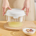 Coffee Yogurt Filter Maker Self-Made Greek- Yogurt Soybean Milk Cheese Whey Separator Water Draining Fine Mesh Strainer jingu. 