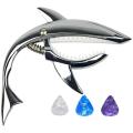 Shark Guitar Capo Zinc Alloy Capo with Pick ,Silver.