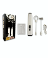 Rechargeable Electric Milk Frother with 2 Whisks. 