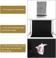 Black Photography Backdrop 7×14 FT – High Density Polyester Studio Background Cloth for Portrait,YouTube Video & Photoshoot.