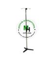 Stainless Steel Medium Size Saline Stand without Wheel for Hospital/Home Use. 