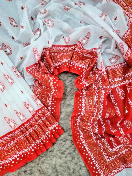 Indispensable%20-Quality%20And%20Durablity%20-Half%20silk%20afsan%20print%20saree%20for%20women%20Tangail%20Saree-%20Innovative%20Preferble%20-%20Low%20Hassle%20and%20Maintanance%20-%20Image%205