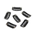 【happy one】20Pcs/Set 32mm Metal U-Shape Wigs Hair Snap Clips Holder Hairpins Barrettes Women Hair Accessories. 