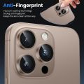 For Apple iPhone 16 Pro Max / iPhone 16 Pro 2024 3PCS Camera Lens Protector Rings Aluminium+Tempered Glass Scratch Resistant. 