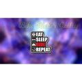 Bike Sticker -  Eat, Sleep, Ride & repeat ( Waterproof & Premium quality)/ Bike Sticker Gallery. 