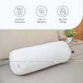 Exclusive Korean fiber Side pillow Bolster Pillow standard 38*32 size Cotton Fabric kolbalish White 1 pcs.