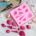 Conch & Snail & Whelk & Shell Silicone Fondant Soap 3D Cake Mold Cupcake Jelly Candy Chocolate Decoration Baking Tool. 