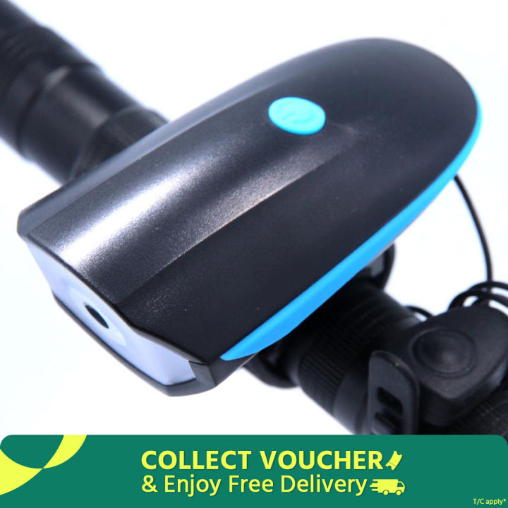Bicycle Horn Light Recharging Waterproofed horn+Light (1200 mAh battery) - Bike - সাইকেল - cycle accessories