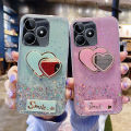 For Realme C53 Case Glitter Soft Transparent Be Love Makeup Mirror Stars Moon For Realme C53 Back Cover. 